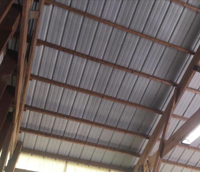 barn ceiling cleaned
